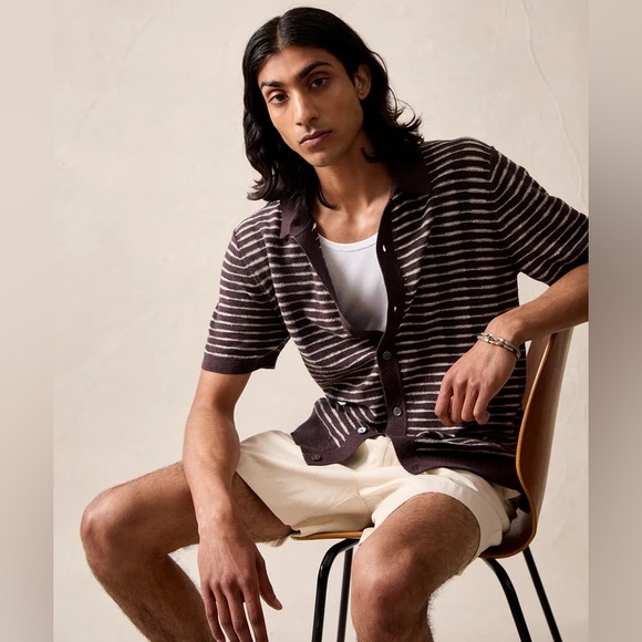 Todd Snyder Knit Italian Yarn Sweater Polo - Picture 5 of 6